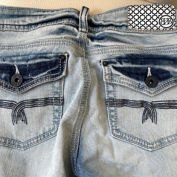 Buffalo 29 David Bitton Panettier Low Rise Stretch Boot Cut Jeans EUC - Picture 5 of 7